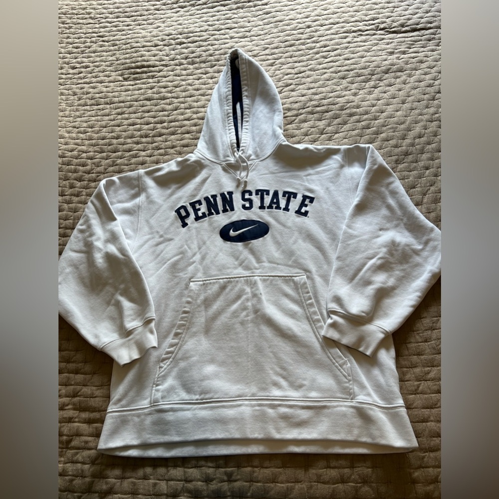 Vintage Penn State Nike Team Center Swoosh College Hoodie Size M